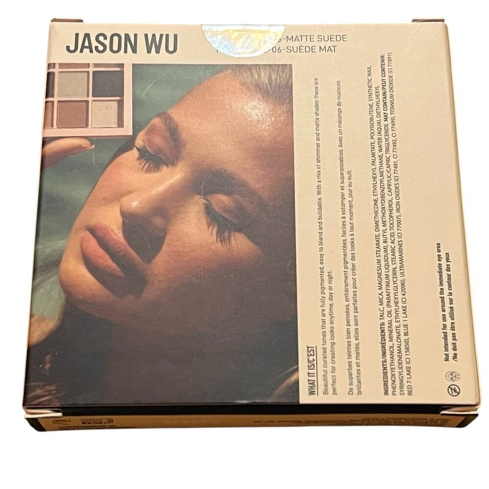 Jason Wu Beauty Matte Suede Eyeshadow Palette 9 Shades Neutral Green Taupe - Picture 5 of 10